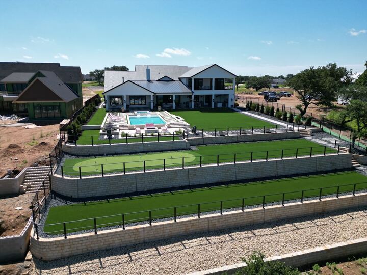 Modern Yard Turf Example